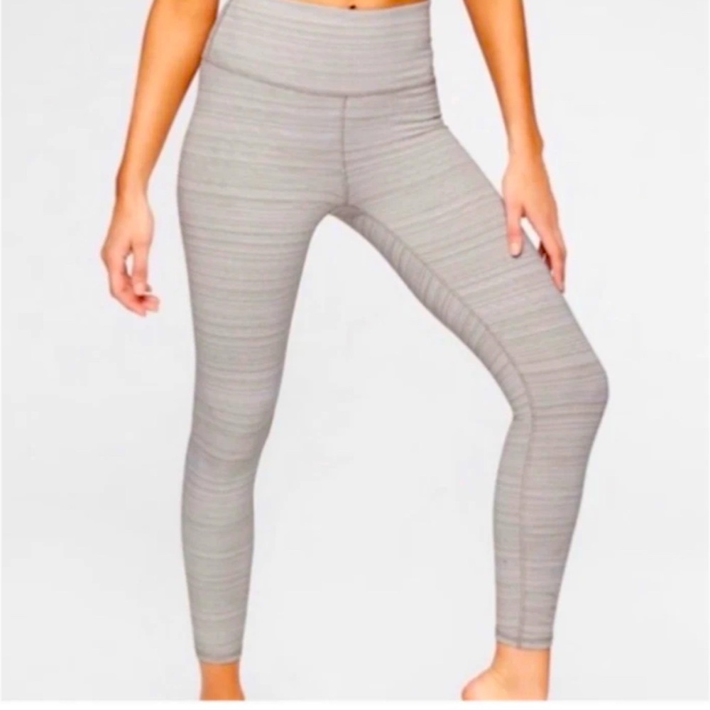 Athleta Textured Tan Leggings